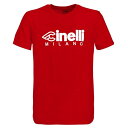 チネリ MILANO Tシャツ ブライトレッド