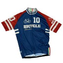 セブンイタリア Adventure Bicycle Jersey ネイビー/レッド