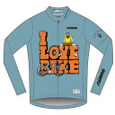 パールイズミ 【S3455-BL】 リンネ ロングスリーブ ジャージ 1.スレートブルー PEARLIZUMI 20250701