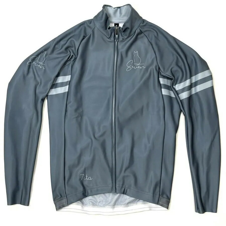 セブンイタリア Cafe Cat LS Jersey グレー