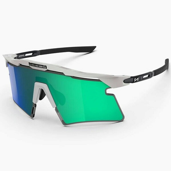 樂天商城 - シーコンスポーツ AEROSHADE 2.0 TITANIUM ホワイトメタルマット/マルチミラーブルーグリーン+ピンク サングラス