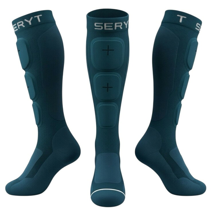 SERYT(セリット) SHELTER PROTECTIVE SOCKS ペトロール ブルー