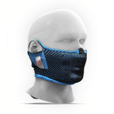 ナルー F5S ブルー スポーツ用フェイスマスク 日焼け予防 UVカット