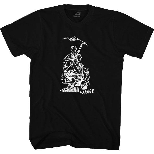 チネリ GARAGE T-SHIRT ブラック