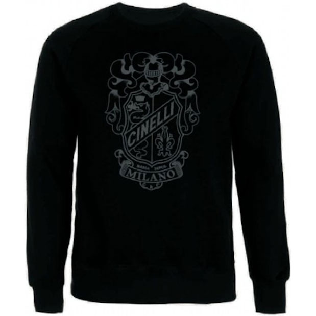 チネリ CREST CREWNECK ブラック