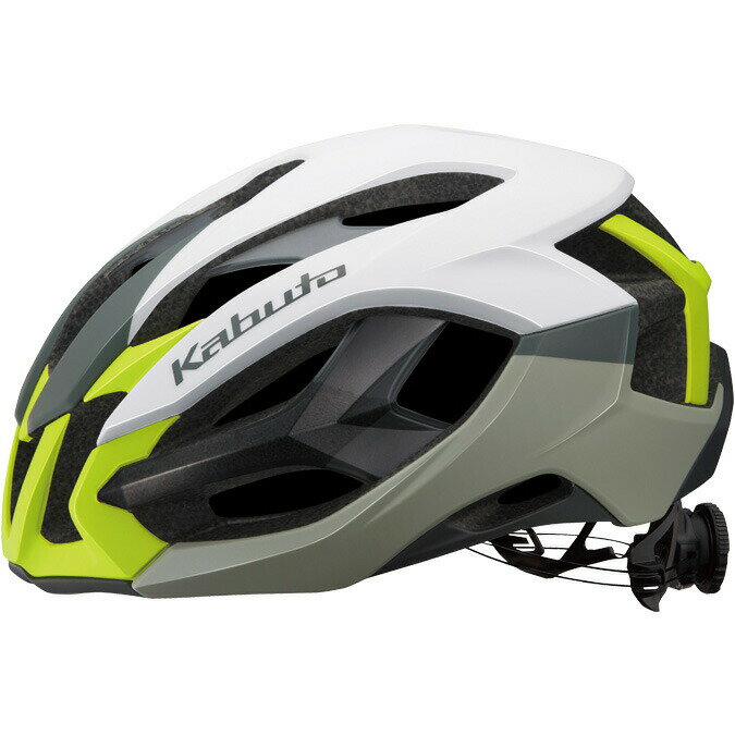 OGKカブト イザナギ(IZANAGI) マットホワイトイエロー ヘルメット