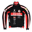 セブンイタリア Escape Jacket ブラック/レッド