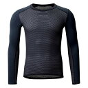 パールイズミ 【118】クールフィットドライ UV ロングスリーブ 9.ブラック PEARLIZUMI