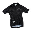 セブンイタリア Check & Polka Lady Jersey ブラック レディース