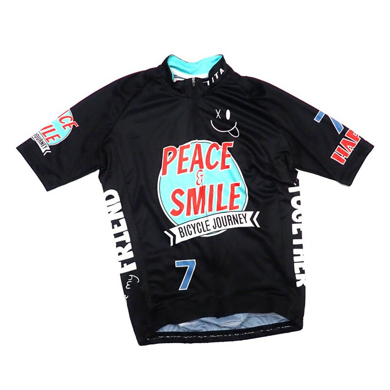 セブンイタリア Peace & Smile Jersey ブラック