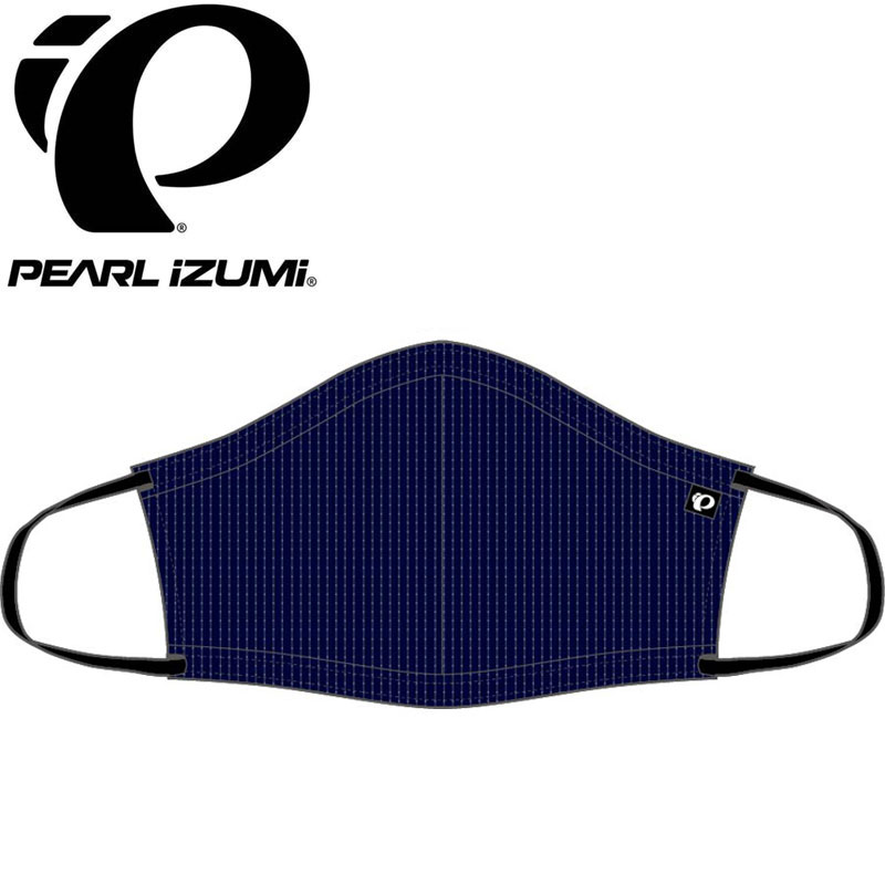 【M便】パールイズミ 【MSK-02】 夏用マスク 3.ネイビー 1枚 布マスク