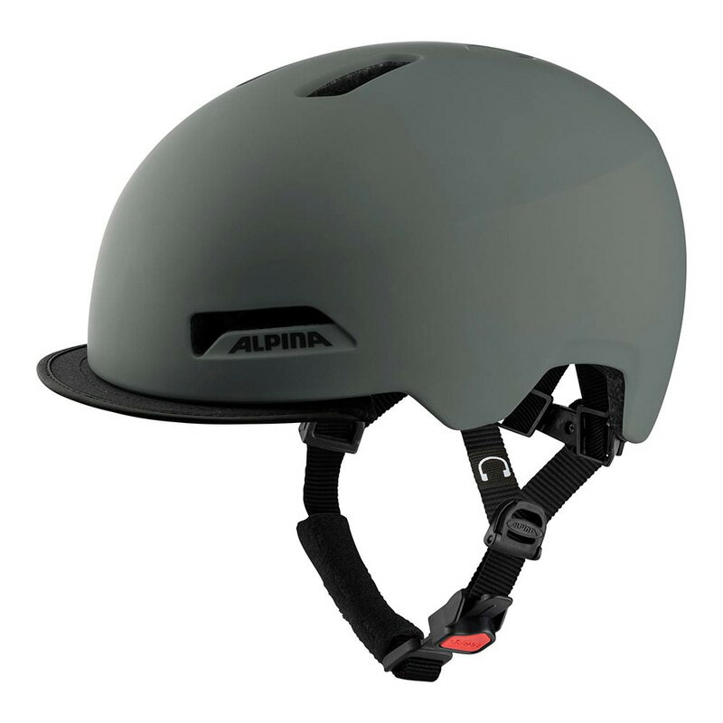 アルピナ BROOKLYN コーヒー/グレイマット ヘルメット ALPINA