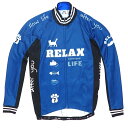 楽天ワールドサイクルセブンイタリア Relax Cat LS Jersey ネイビー