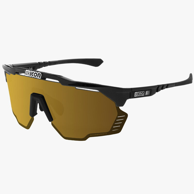 シーコンスポーツ AEROSHADE KUNKEN ブラックグロス/マルチミラーブロンズ サングラス