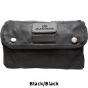 キャラダイス ジップロール Black/Black フロント/サドルバッグ