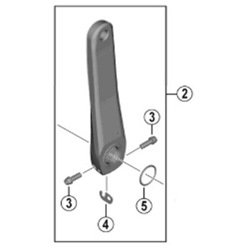 [2]左クランクユニット 172.5mm