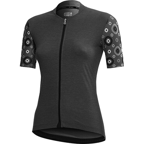 【SALE】ドットアウト Check W Jersey 850.メランジダークグレー レディース