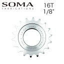 【M便】SOMA トラックコグ 16T/(1/8)