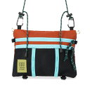 【即納】Topo Designs MOUNTAIN ACCESSORY SHOULDER BAG クレイ/ブラック(4)
