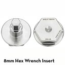 ウルフトゥース Flat Wrench Insert 六角 8mm