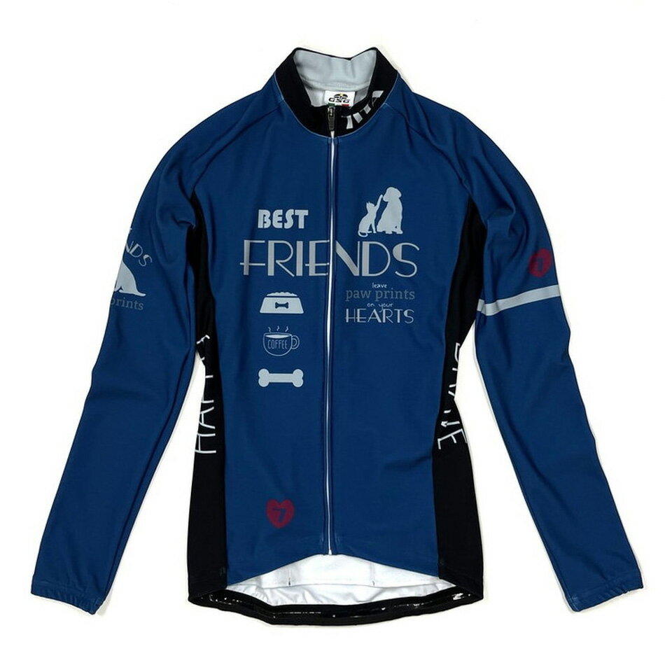 セブンイタリア Friends Lady LS Jersey ネイビー レディース