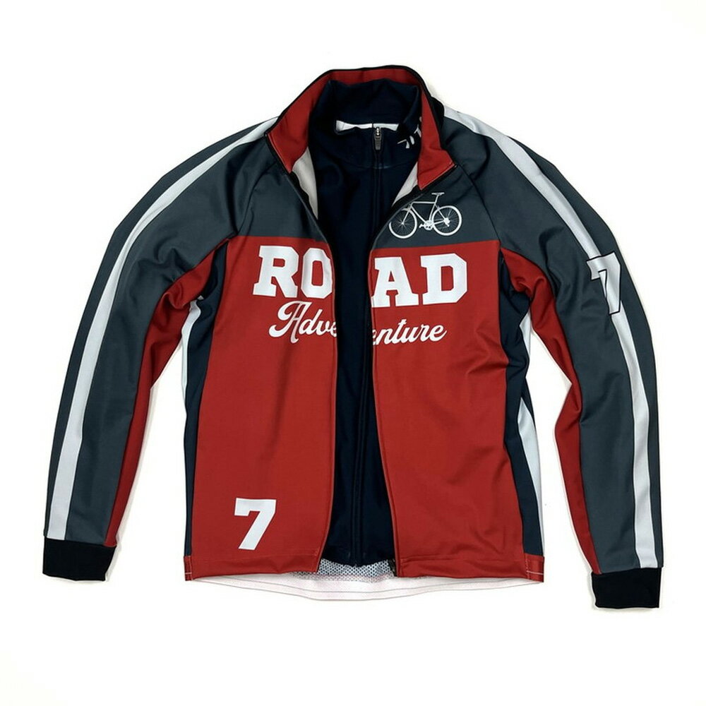 セブンイタリア Road Adventure Wind Jacket ネイビー/レッド 3