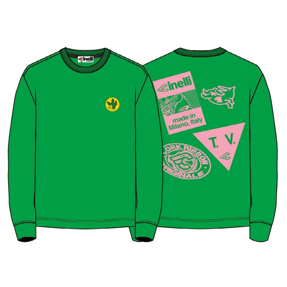 チネリ Cactus long sleeve 75th Anniversary tee