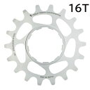 ウルフトゥース ステンレス スチール シングルスピードコグ 16T