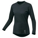 パールイズミ 【W181】コンフォヒート ロングスリーブ (5℃対応) 2.ブラック レディース PEARLIZUMI