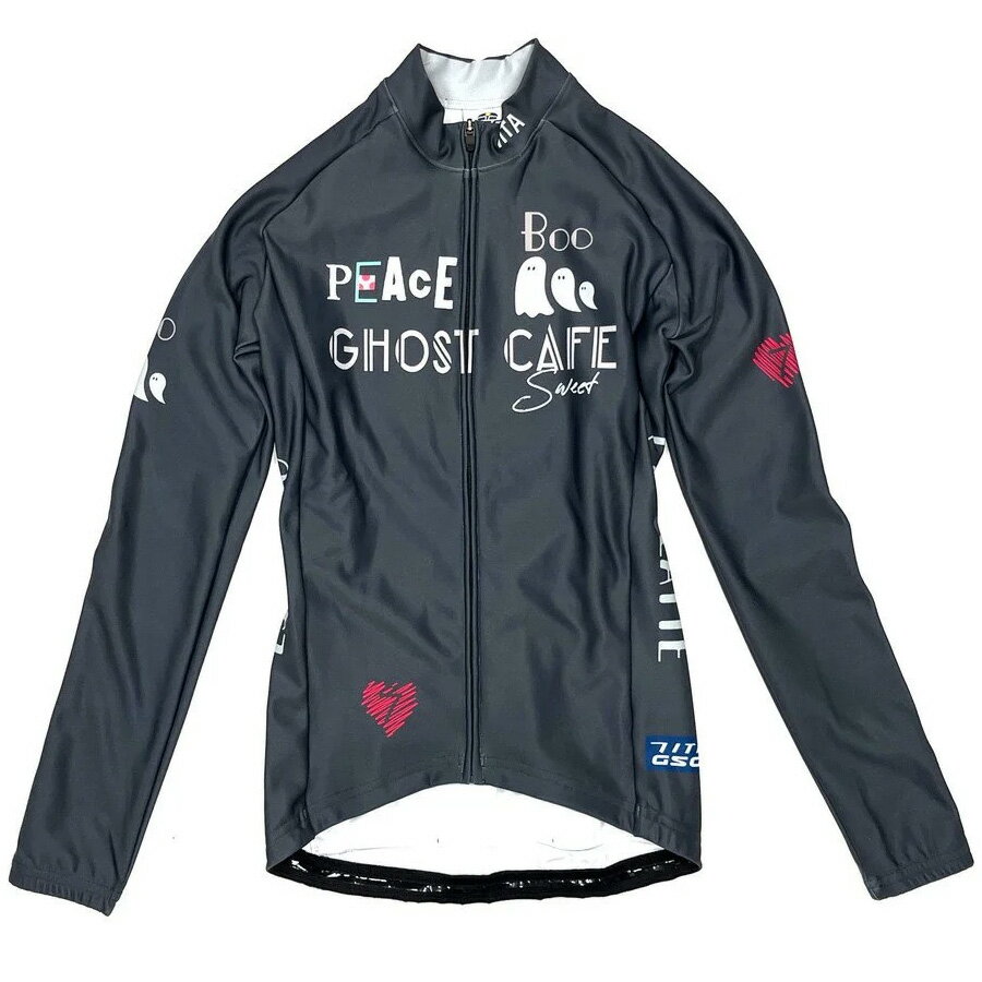 セブンイタリア Ghost Cafe Lady LS Jersey チャコール レディース