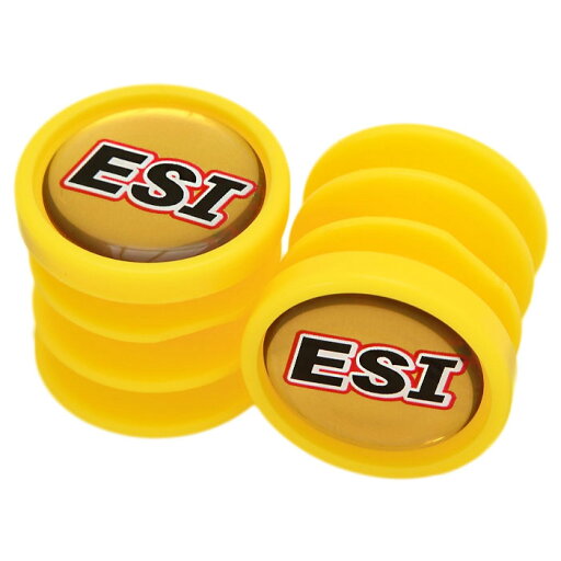 ESIグリップ Bar Plugs Pair イエロー ESIグリップ Bar Plugs Pair イエロー