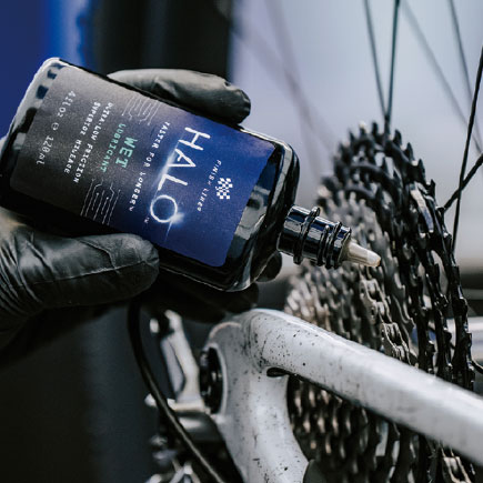 ワールドサイクルのフィニッシュライン ヘイロー ウェット ルブリカント 120ml ボトル｜アングル3