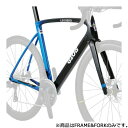 【送料無料】【代引不可】25ジオス LEGGERO FRAME & FORK メタリックジオスブルー/ブラック