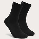 オークリー ENDURANCE WOOL SOCKS ブラックアウト