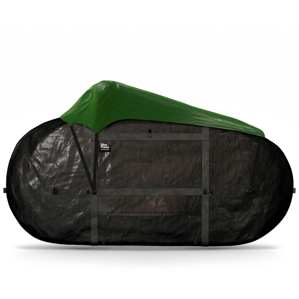 バイクパーカ ROUGHSAC HOOD フォレストグリーン