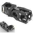 ROCKER PARTS RocHead AiO 90度角度変更ステム 角度調整機能付き 90mm ブラック 35mmクランプ