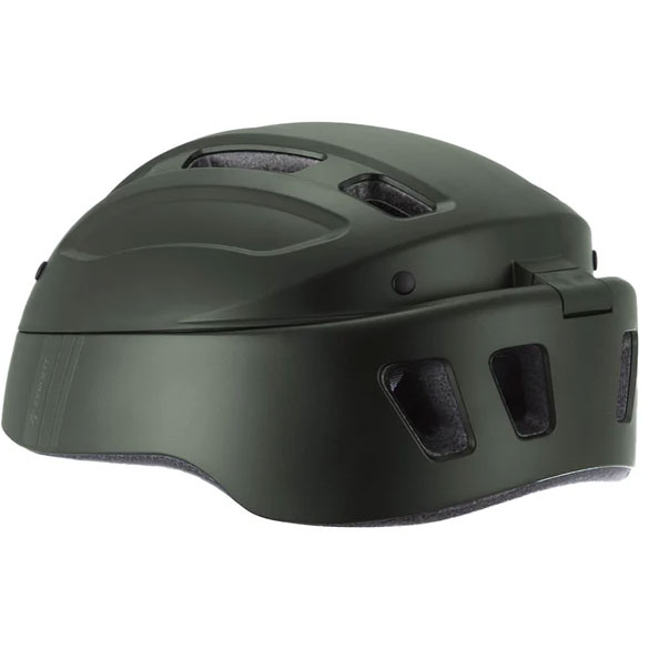 ZEROFIT VESK（ベスク） ダークグリーン 折り畳み式ヘルメット(SGマーク取得)