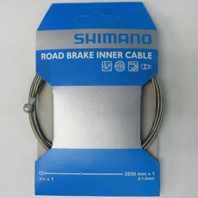 【即納】【M便】シマノ ロードPTFEブレーキインナーケーブル 1.6×2050mm 1本