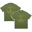 チネリ ピース&バイク85 Tシャツ グリーン
