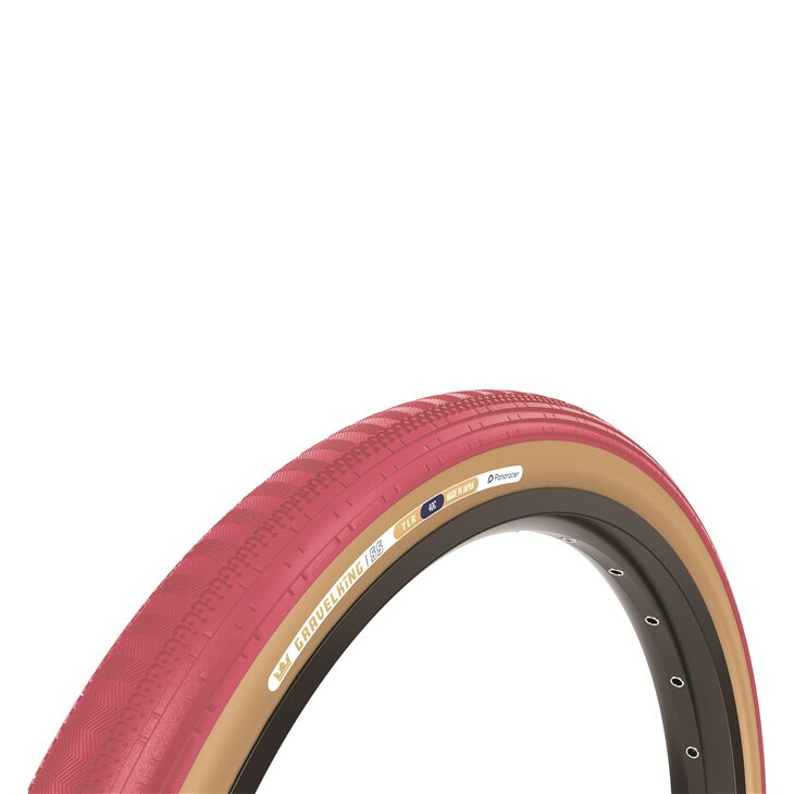 パナレーサー グラベルキング SS 700×40C クランベリー/ブラウン TLRチューブレスレディ フォルダブル ..