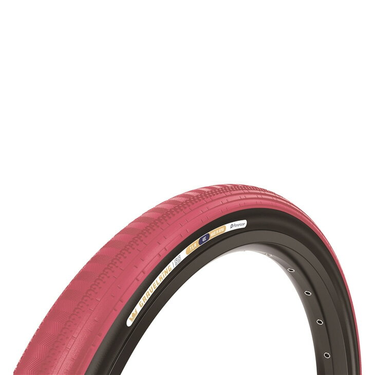 パナレーサー グラベルキング SS 700×45C クランベリー/ブラック TLRチューブレスレディ フォルダブル ..