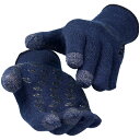 ディフィート Glove ET Touch WOOL ネイビー タッチパネル対応(4)