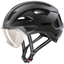 ウベックス stride visor ブラックマット ヘルメット