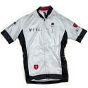 セブンイタリア No Wine No Life Lady Jersey ライトグレー レディース
