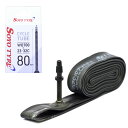 ソーヨー サイクルチューブ 700×23〜32C 仏式80mm WOチューブ 2ピースバルブ(コア脱着可能)