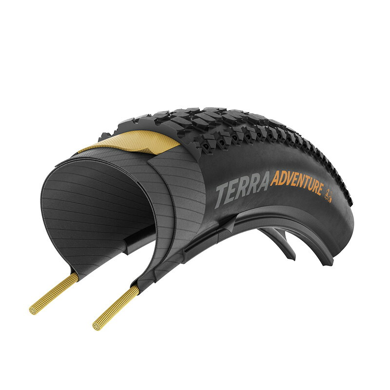 コンチネンタル TerraAdventure Trail Grip 700×45C ブラック フォルダブル