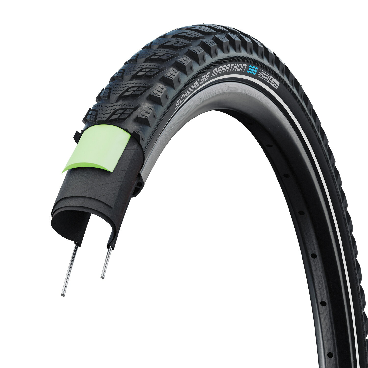 シュワルベ マラソン 365 700×38C(40-622) ブラック リフレックス ワイヤー