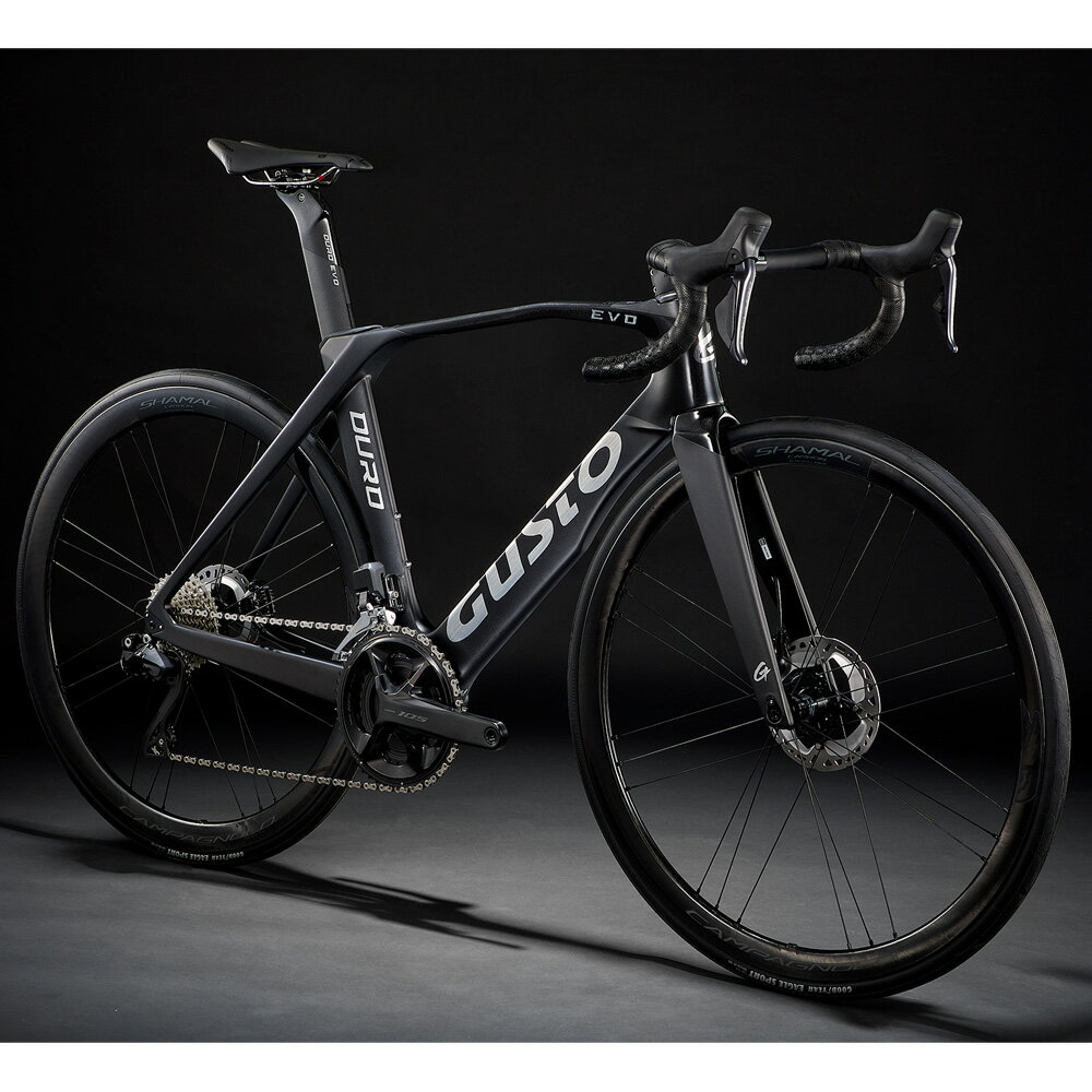 【送料無料】【代引不可】24GUSTO(グスト) DURO EVO DB SPORT ブラック/ブラック