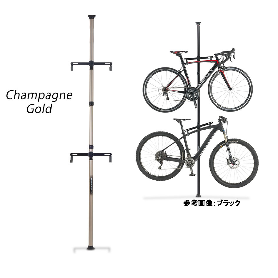 ■ミノウラ バイクタワー 25D(支柱3分割式) シャンパンゴールド（420-2600-20） ディスプレイスタンド ..