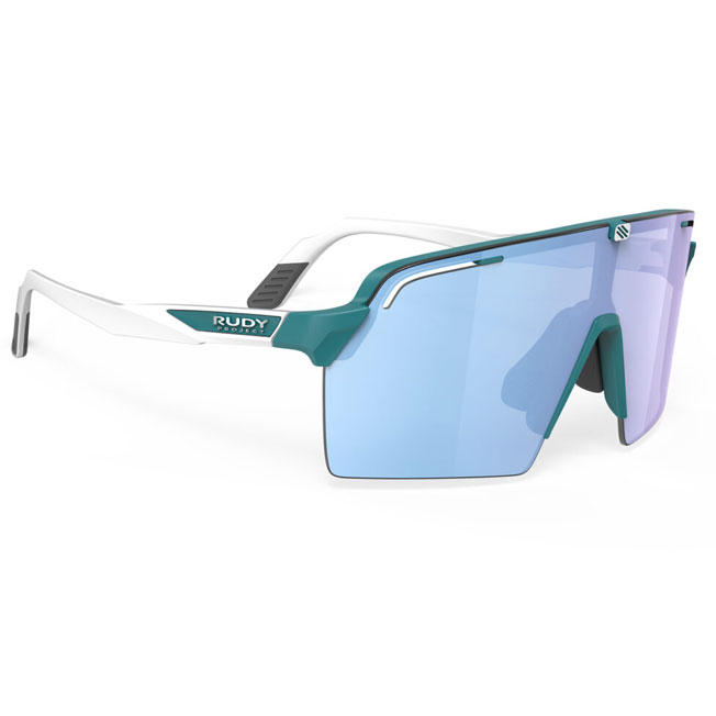 ルディプロジェクト スピンシールドPRO ティールマットフレーム マルチレーザーアイスレンズ